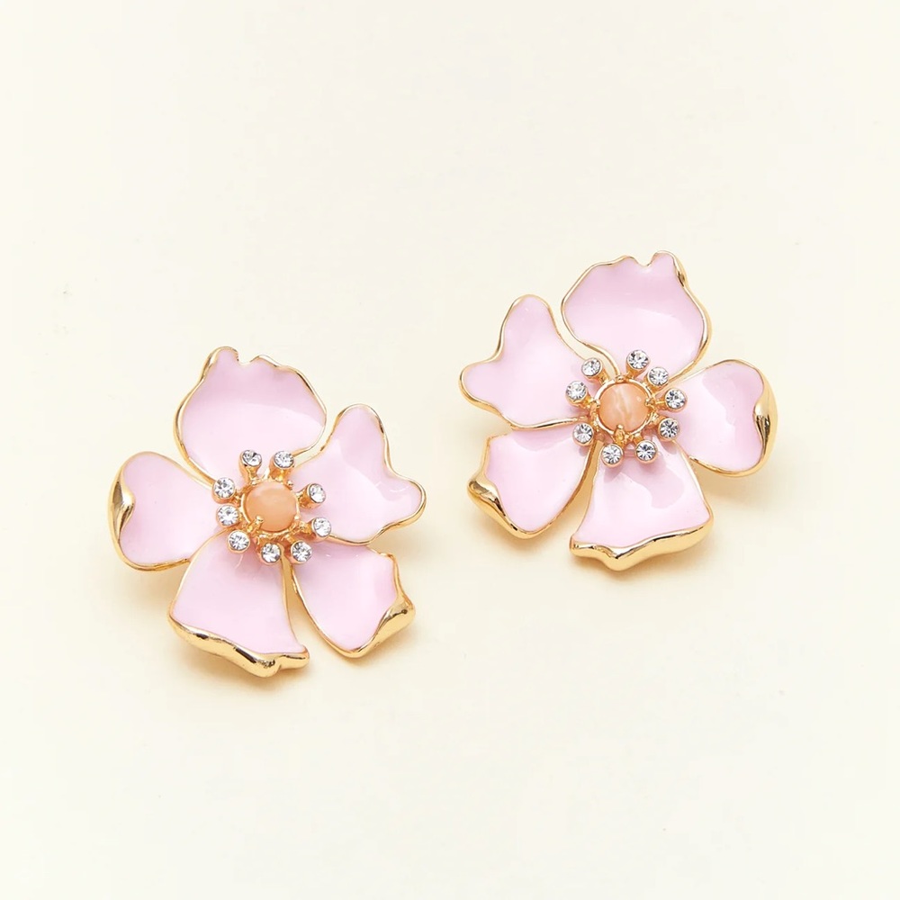 Mignonne Gavigan Elodie Floral Stud Earrings